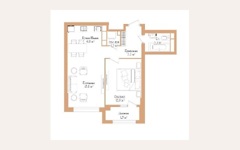 ЖК Легенда Лаврова: планировка 1