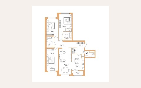 ЖК Легенда Лаврова: планировка 3