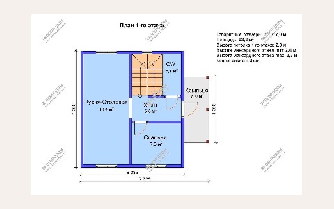 ЖК Леонардо: планировка 1