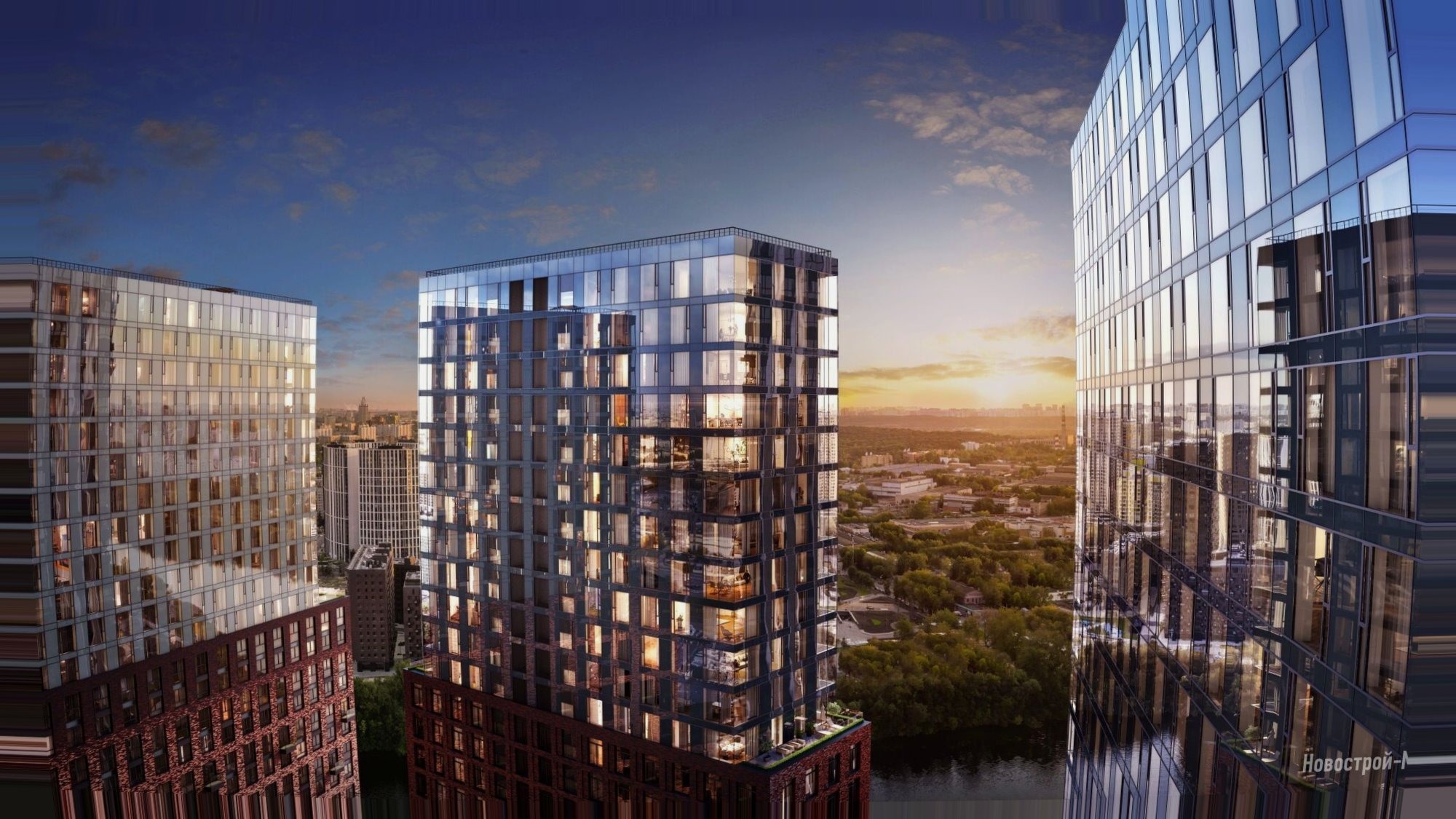 ЖК Level Причальный — общий план ЖК Level Причальный: общий план (контент)