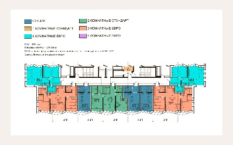 ЖК Level Стрешнево: планировка 2