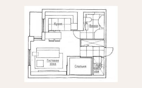 ЖК LITTLE: планировка 1