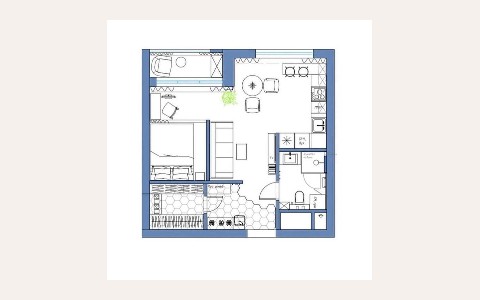 ЖК LITTLE: планировка 2