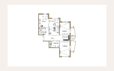 ЖК Лобачевский — планировка 5 ЖК Лобачевский: планировка 5