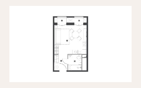 ЖК MainStreet: планировка 1