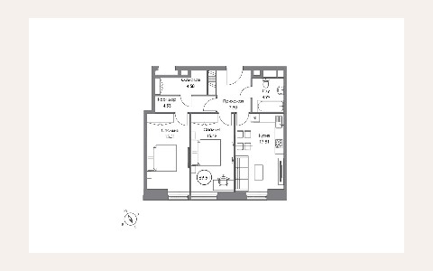 ЖК Match Point: планировка 1