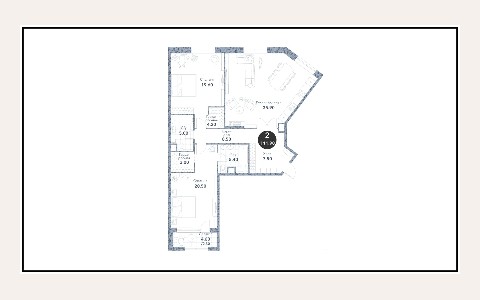 ЖК MИRA: планировка 3