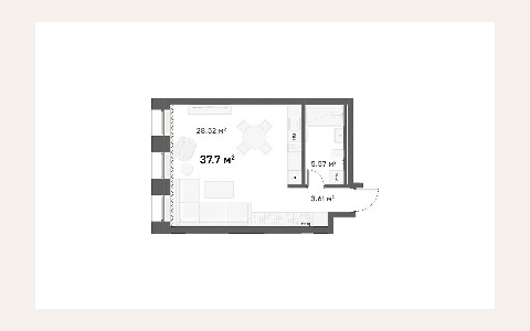 ЖК MITTE: планировка 1