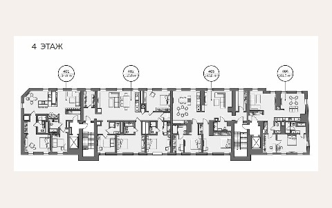 ЖК Moss Apartments: планировка 3