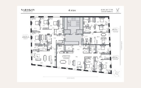 ЖК Nabokov: планировка 1