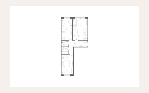 ЖК Nagatino i-Land — планировка 4 ЖК Nagatino i-Land: планировка 4