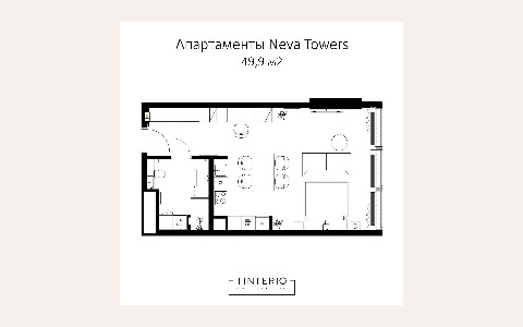 ЖК Neva Towers: планировка 2