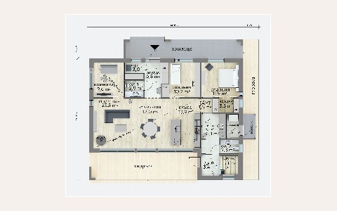 ЖК Novel House — планировка 2 ЖК Novel House: планировка 2