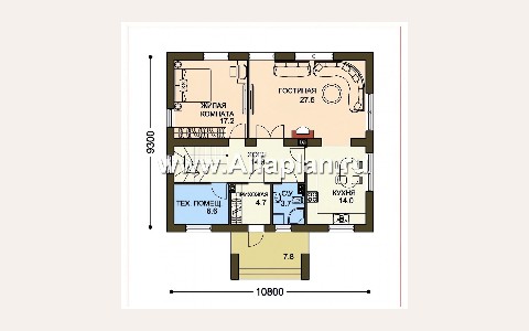 ЖК Novel House — планировка 5 ЖК Novel House: планировка 5