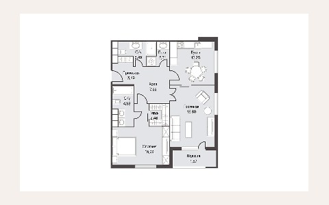 ЖК NV/9 ARTKVARTAL: планировка 3