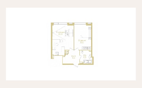 ЖК ONYX Deluxe: планировка 2