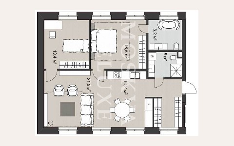 ЖК Ordynka: планировка 5