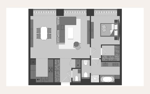 ЖК Prime Park — планировка 5 ЖК Prime Park: планировка 5