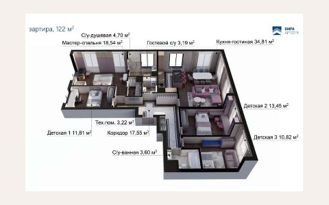 ЖК Shome: планировка 4