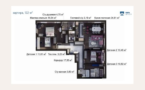 ЖК Shome: планировка 5