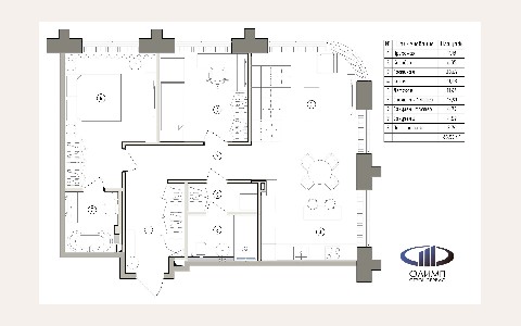 ЖК SLAVA: планировка 1