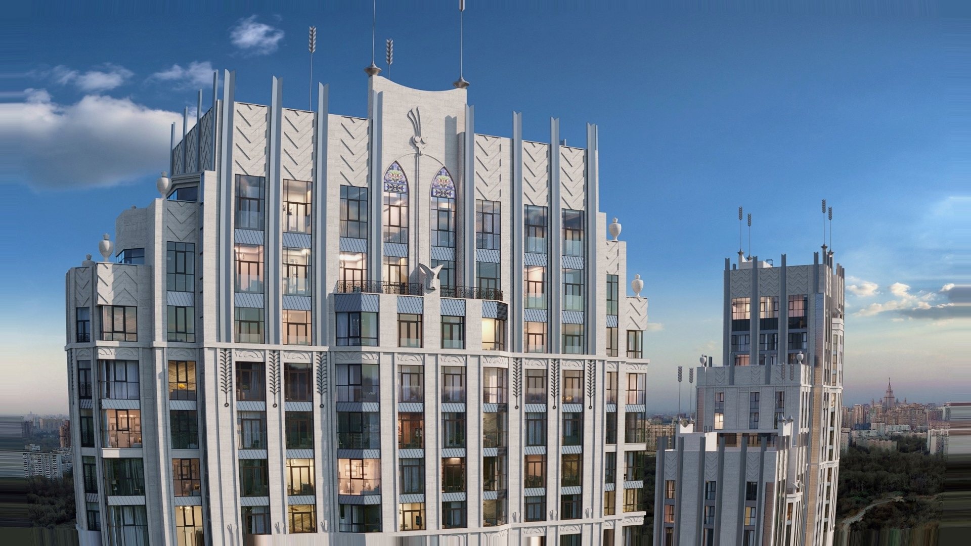 ЖК SPIRES — общий вид