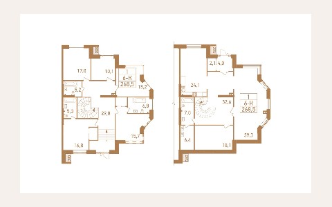 ЖК SPIRES: планировка 3