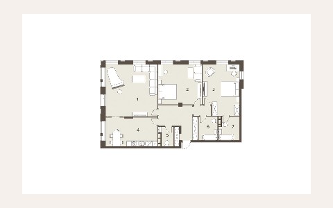 ЖК The Mostman: планировка 5