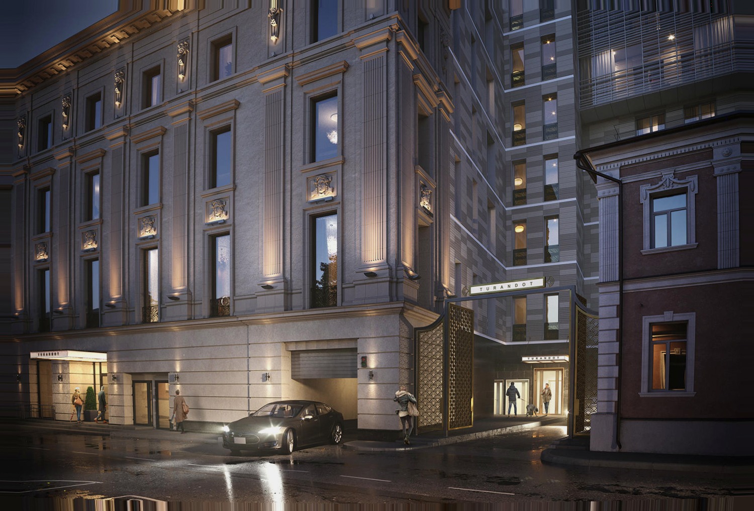 ЖК Turandot Residences — общий план ЖК Turandot Residences: общий план (контент)