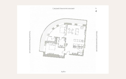 ЖК Turandot Residences — планировка 2 ЖК Turandot Residences: планировка 2