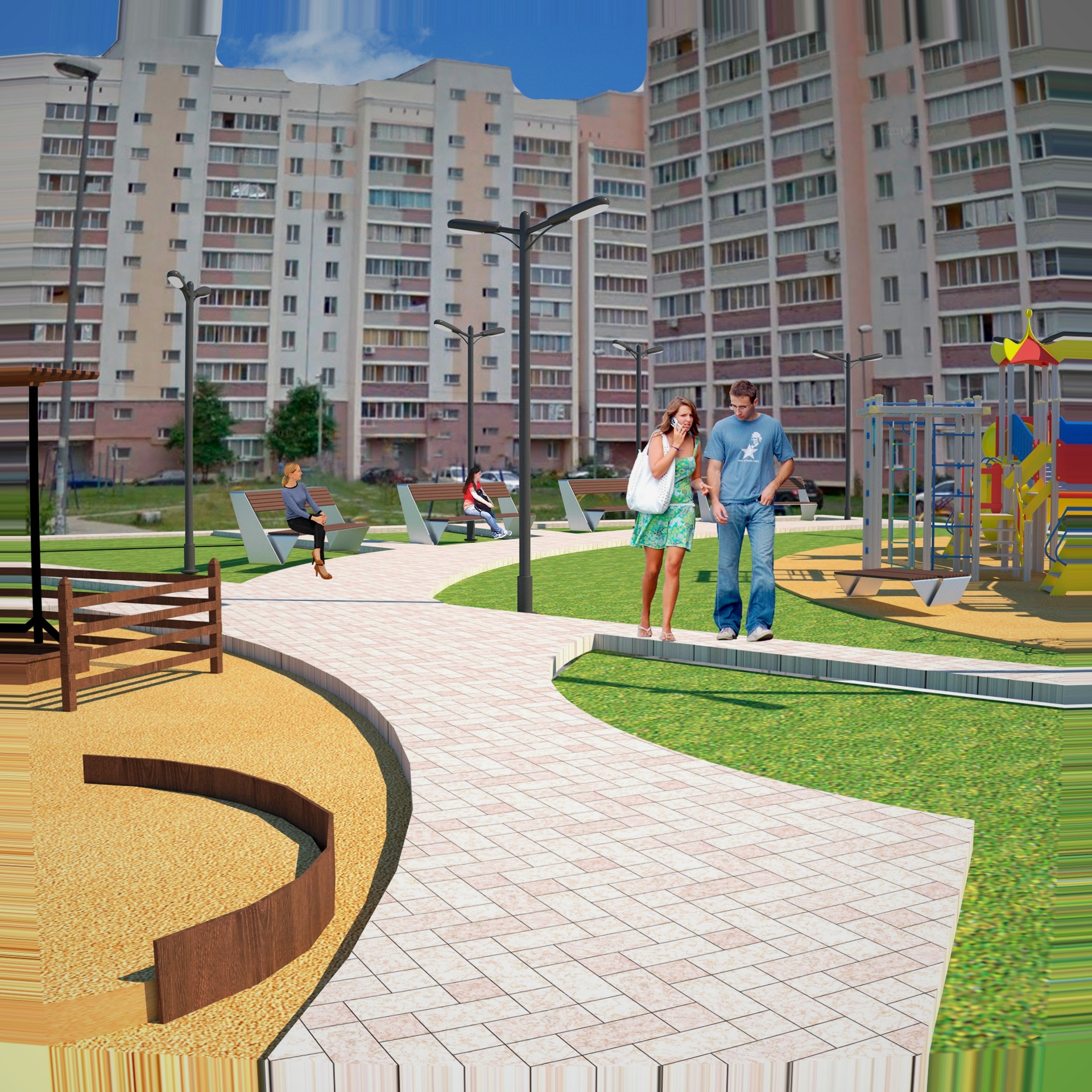 ЖК Вектор Хаус: общий план (контент)