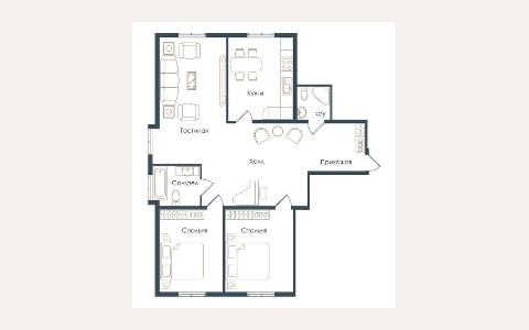 ЖК Венский Дом: планировка 3