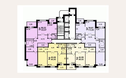 ЖК Весна на Балтийском — планировка 1 ЖК Весна на Балтийском: планировка 1
