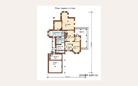 ЖК Вилланж — планировка 1 ЖК Вилланж: планировка 1
