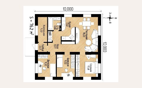 ЖК Волоцкие Дома: планировка 4