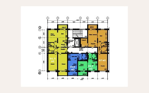 ЖК Времена Года — планировка 1 ЖК Времена Года: планировка 1