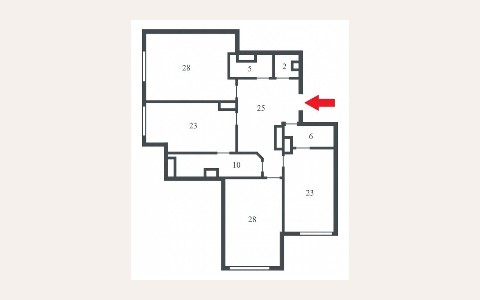 ЖК WellHouse на Ленинском — планировка 1 ЖК WellHouse на Ленинском: планировка 1