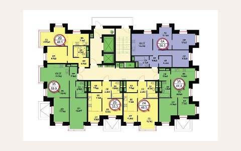 ЖК Wellton Park: планировка 2