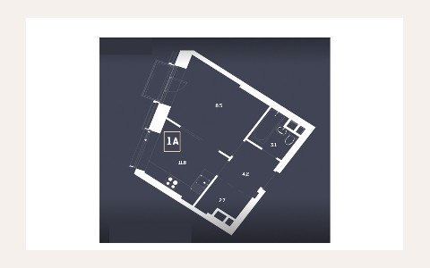 ЖК Wellton Towers: планировка 3