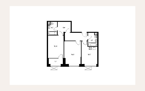 ЖК Западный порт — планировка 1 ЖК Западный порт: планировка 1