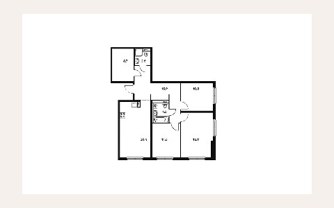 ЖК Западный порт — планировка 2 ЖК Западный порт: планировка 2
