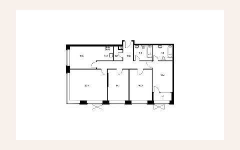 ЖК Западный порт — планировка 3 ЖК Западный порт: планировка 3