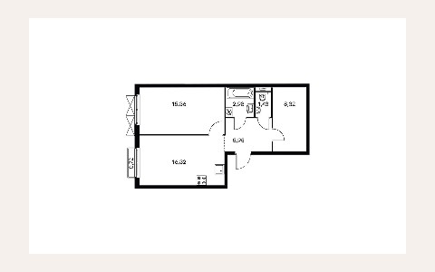 ЖК Западный порт — планировка 5 ЖК Западный порт: планировка 5