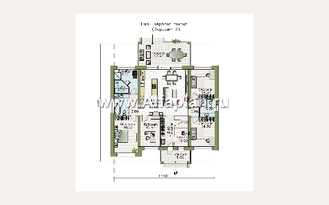 ЖК Зодиак: планировка 5