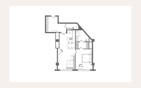 ЖК Звезды Арбата: планировка 1